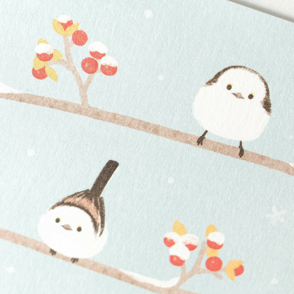 NB社 明信片 冬之長尾山雀