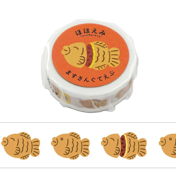 Worldcraft紙膠帶 和風微笑系列 鯛魚燒