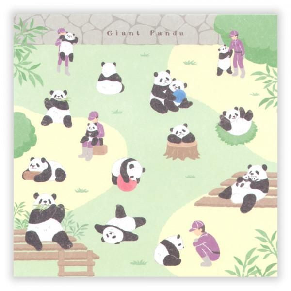 NB社 ZOOm in Animals Memopad 熊貓