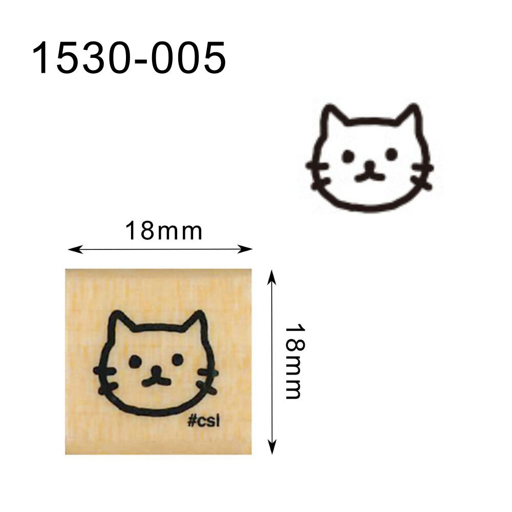 Kodomo no kao木印章 貓仔