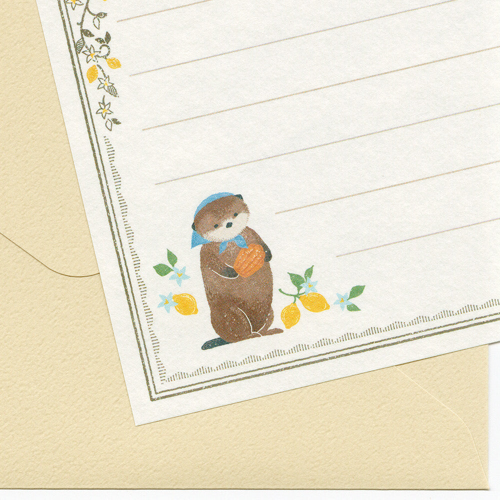 NB社 RESSA系列 水獺與瑪德蓮蛋糕 mini letter set