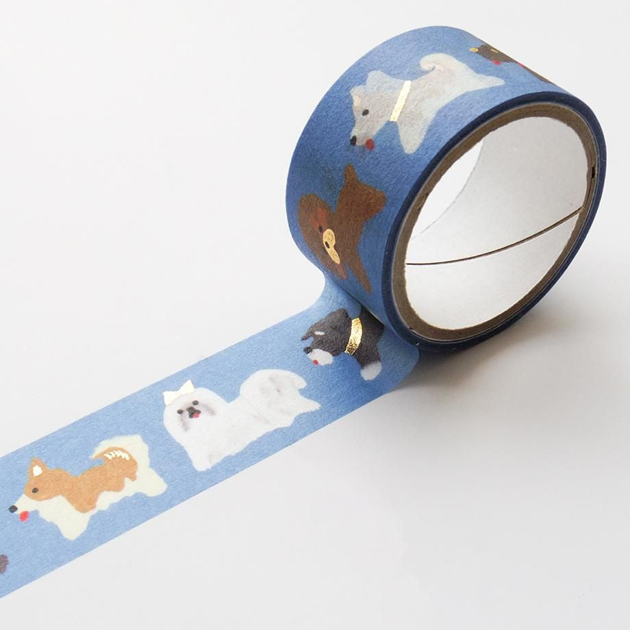 表現社 多田玲子紙膠帶 DOGGIE PARADE