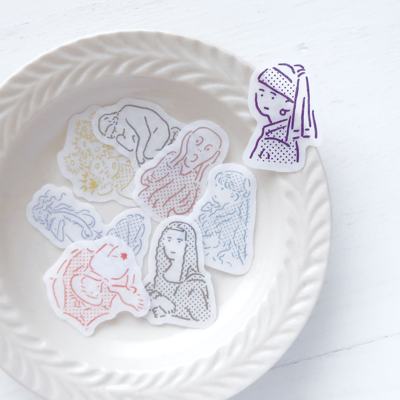 EL COMMUN Deco Flake sticker 名畫