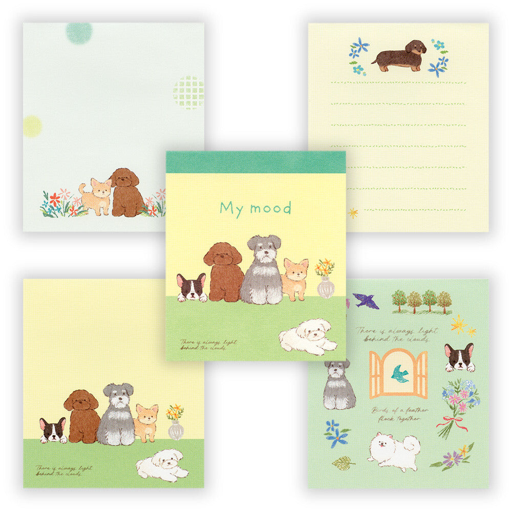 NB社 my mood系列memo pad 犬