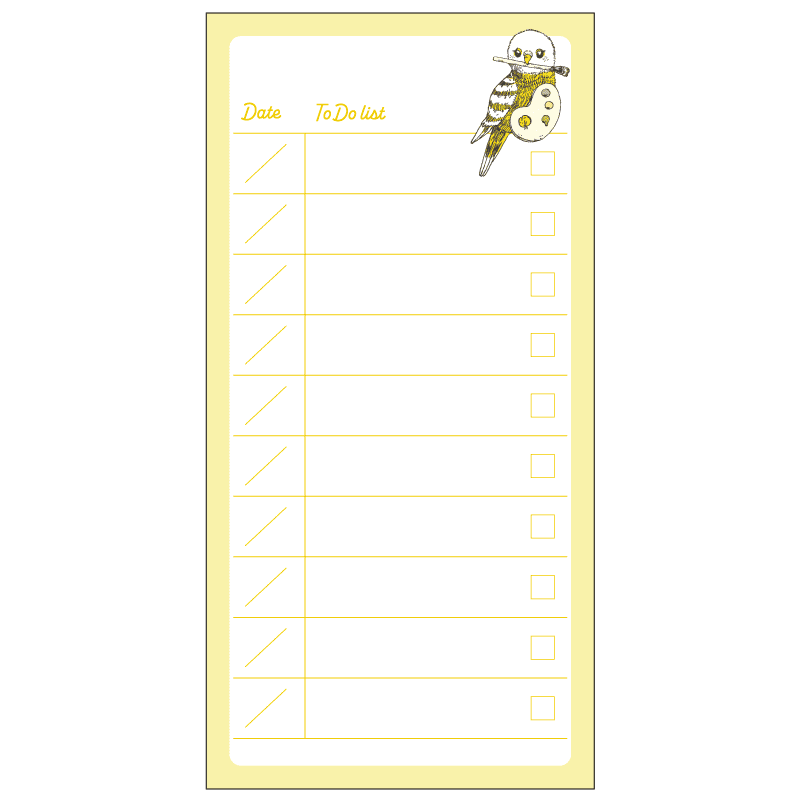 鸚鵡 座枱to do list