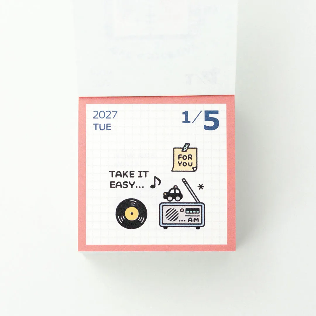 曆生活 2027桌上日曆 eric