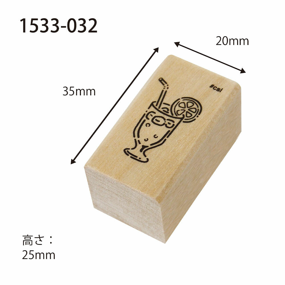 Kodomo no kao木印章 果汁梳打