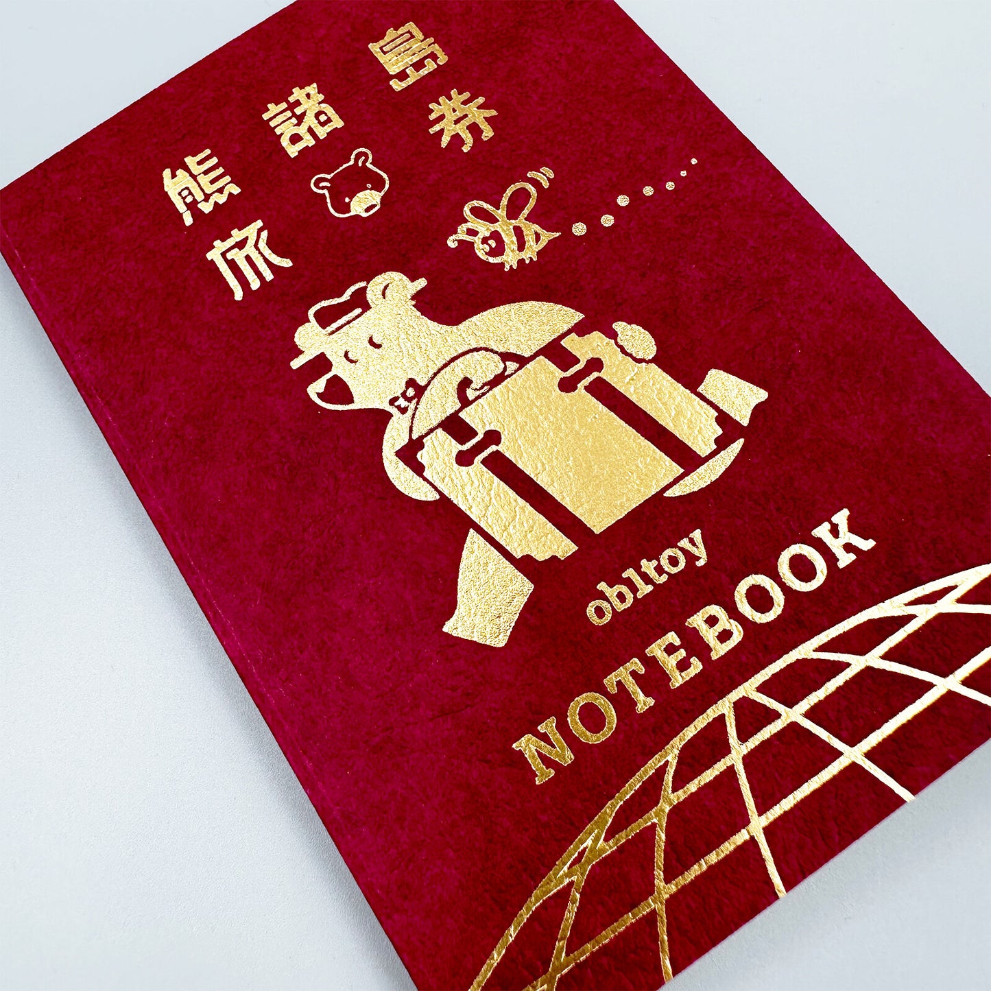 ob1toy x ROKKAKU 熊諸島旅劵 護照筆記本