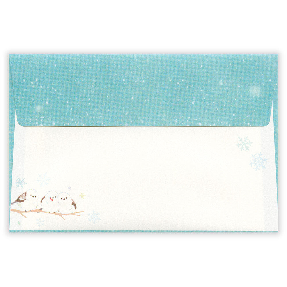 NB社 信封信紙套裝 冬之長尾山雀