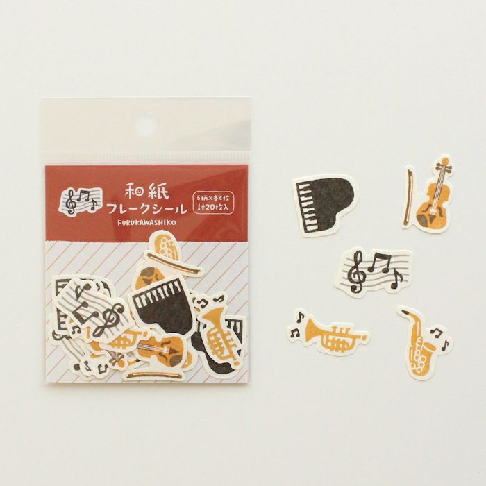 古川紙工 貼紙 音樂