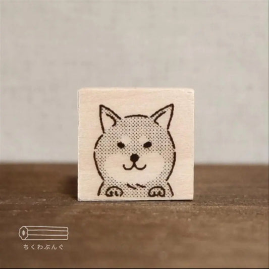 chikuwa bungu印章 柴犬