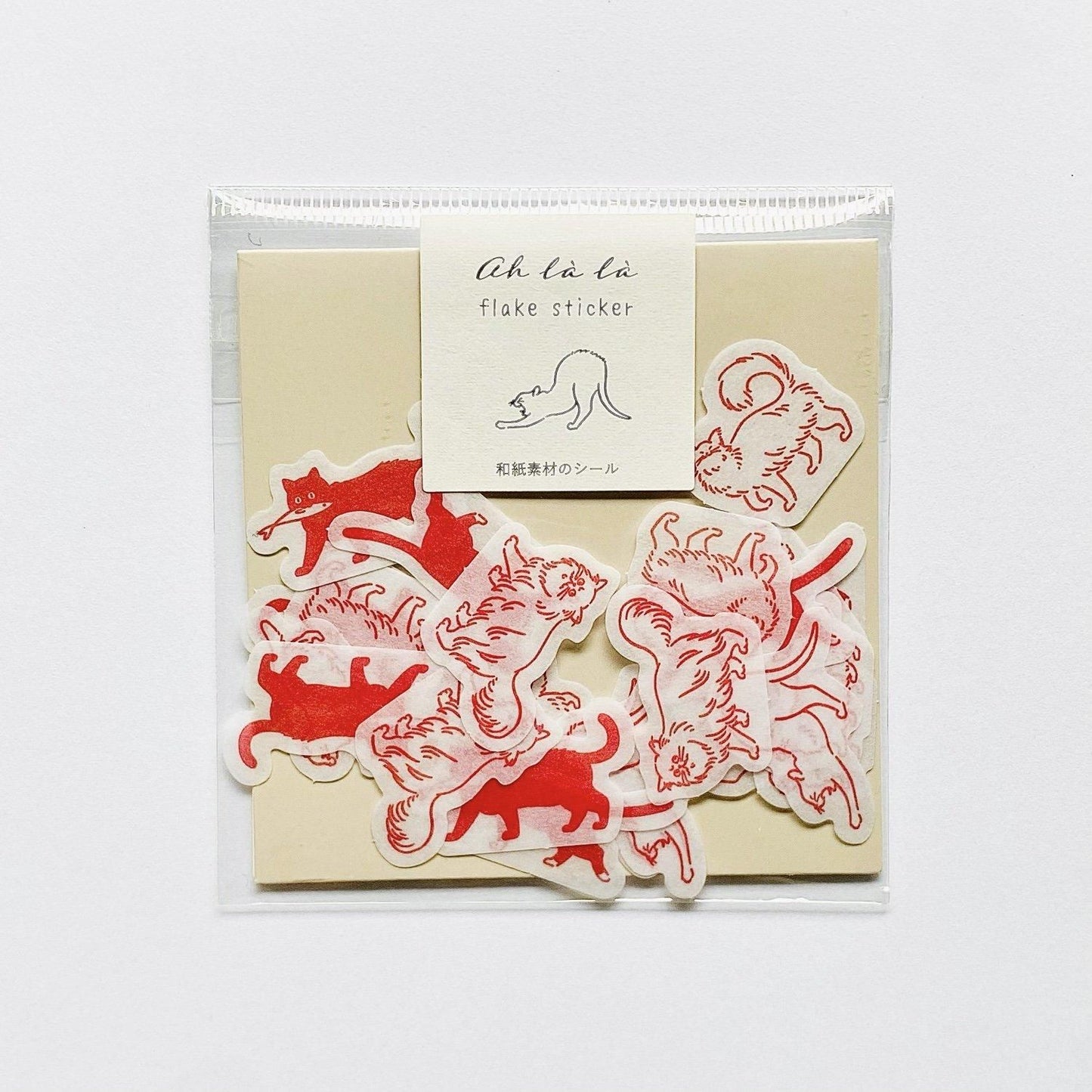 EL COMMUN Ahlala Flake sticker Cats
