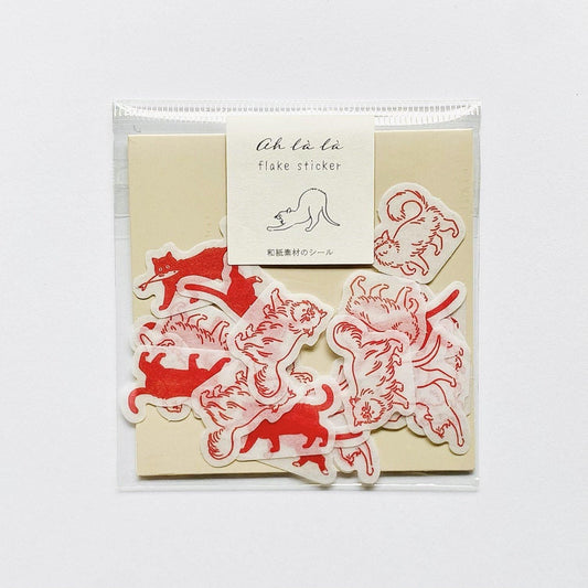 EL COMMUN Ahlala Flake sticker Cats