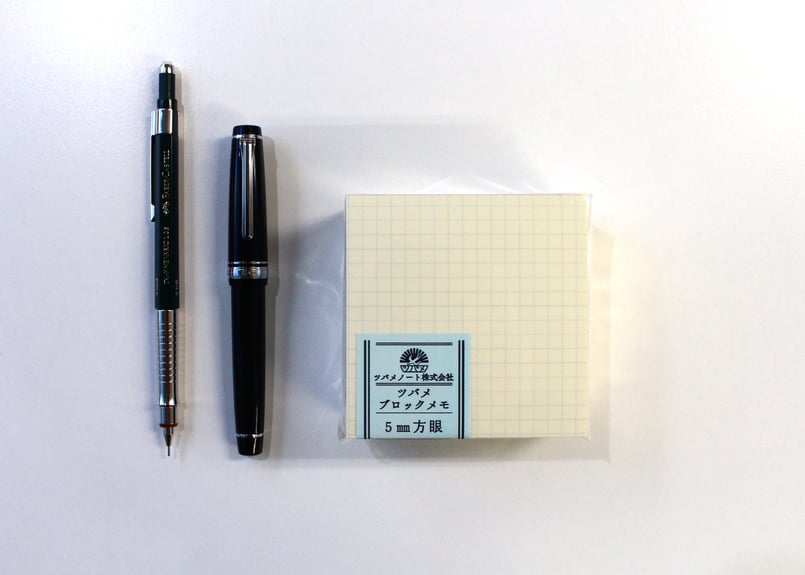 TSUBAME block memo 5mm方眼