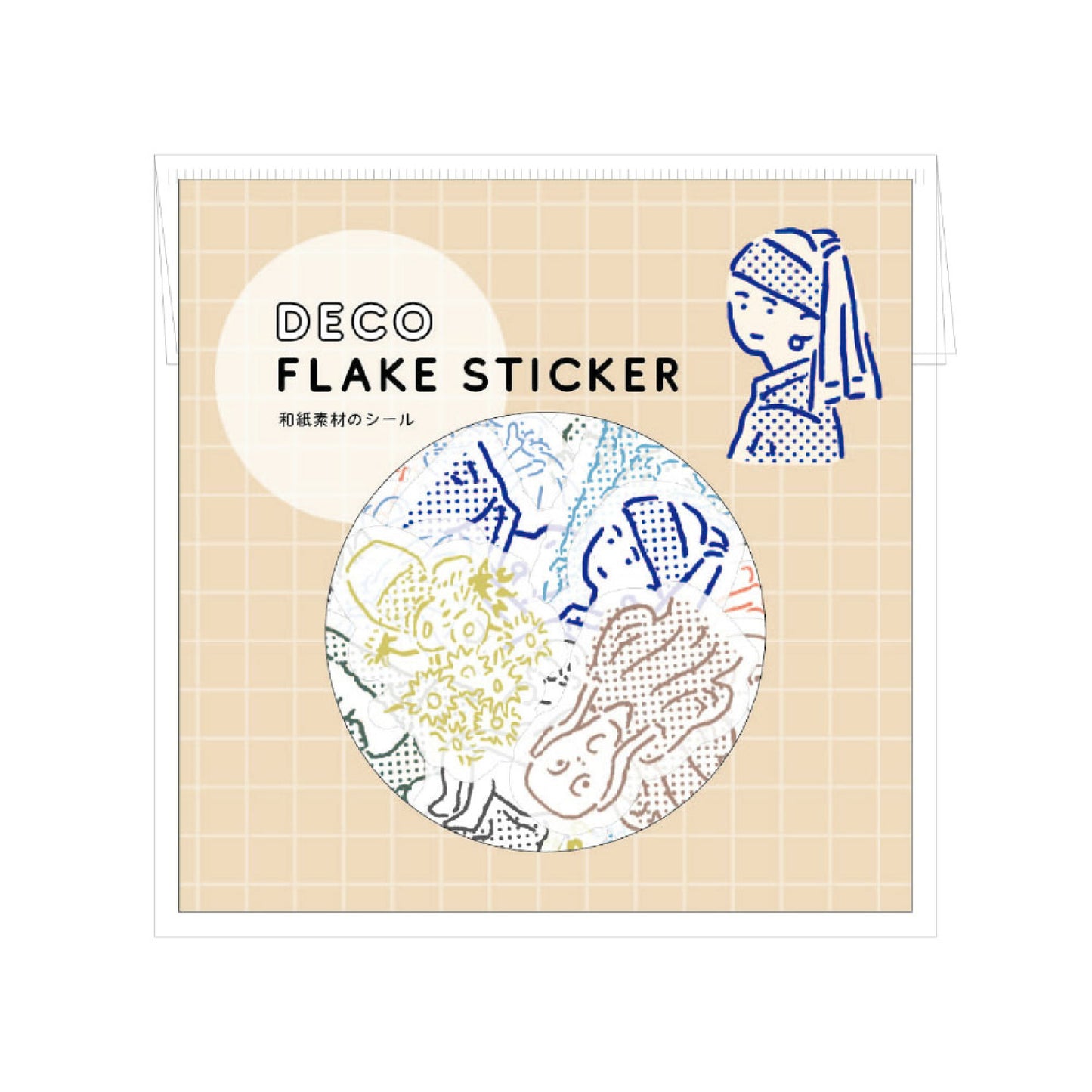 EL COMMUN Deco Flake sticker 名畫