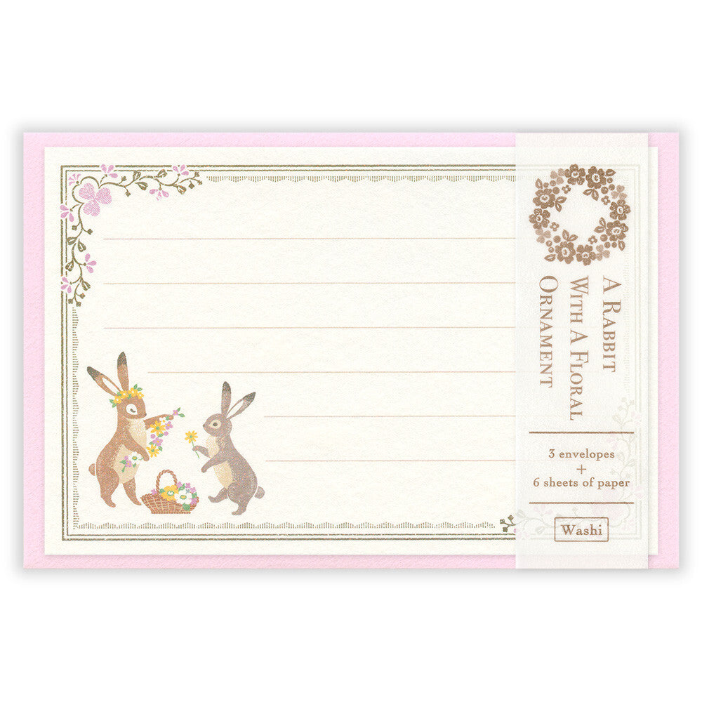 NB社 RESSA系列 花花兔子 mini letter set (副本)