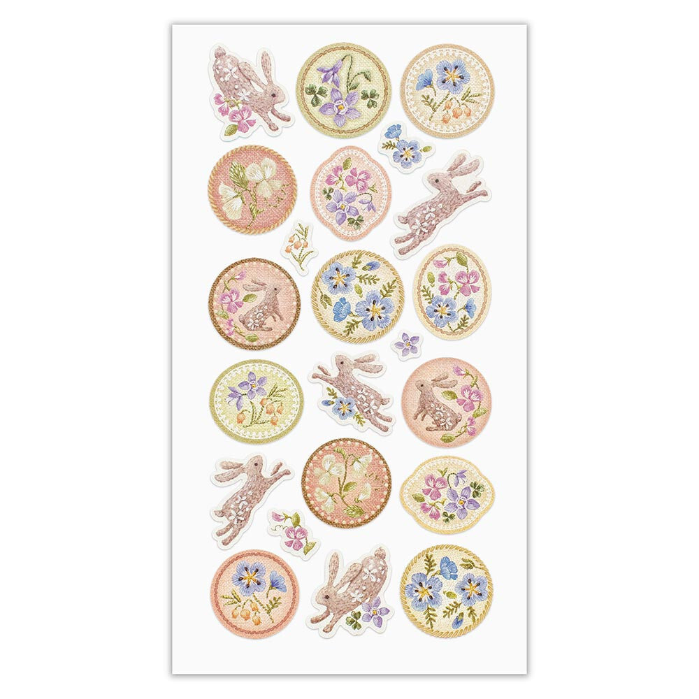 NB社 花言葉系列貼紙 兔