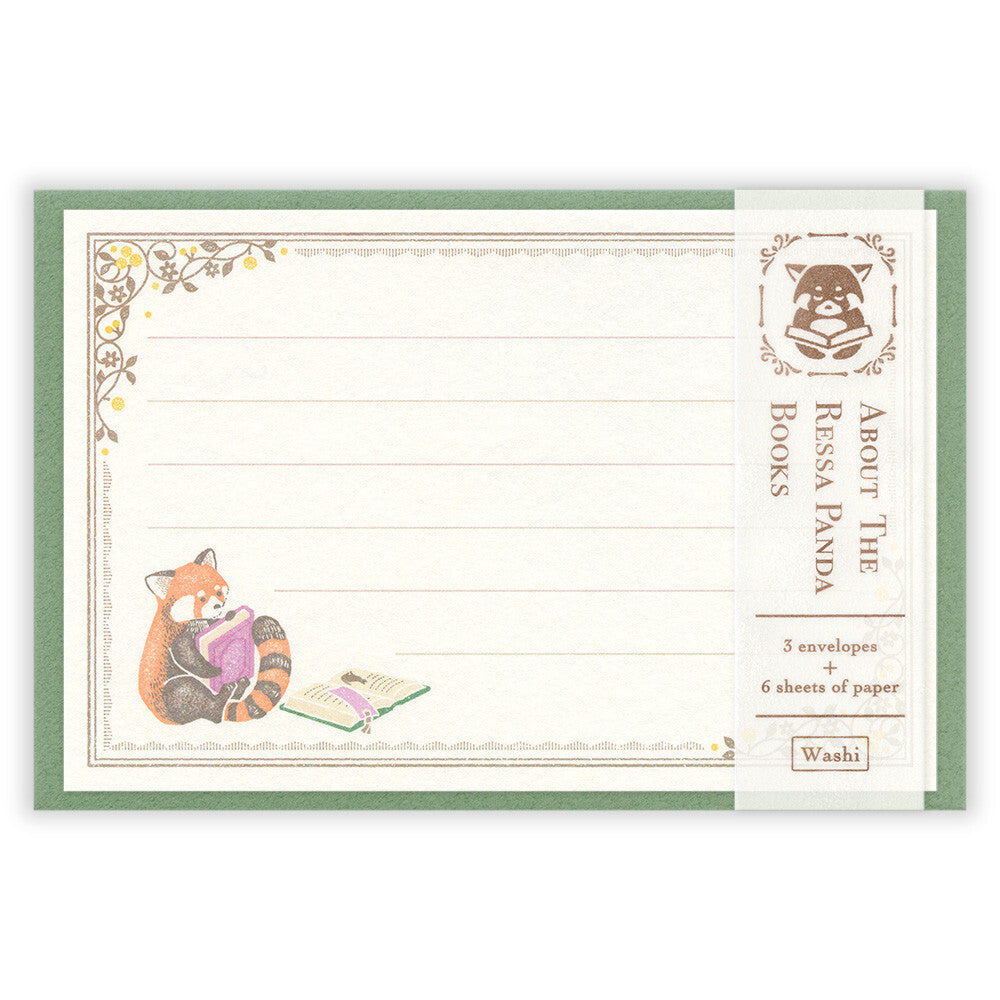 NB社 RESSA系列 小熊貓書店 mini letter set