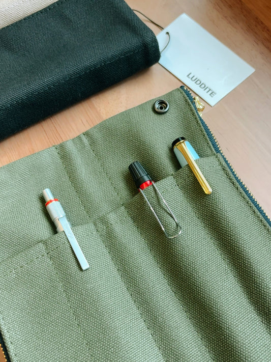 Luddite倉敷帆布筆袋