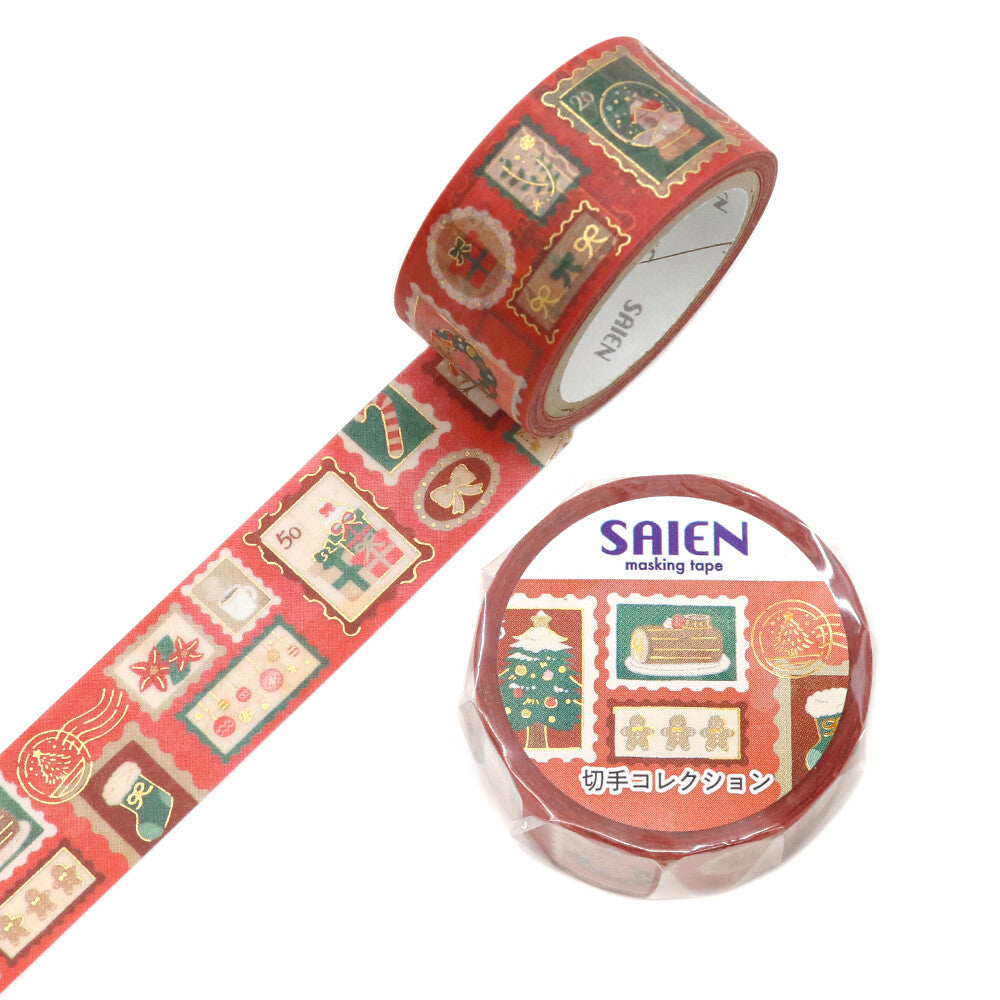 Kamiiso SAIEN 聖誕金箔MT 郵票collection