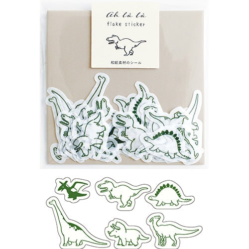 EL COMMUN Ahlala Flake sticker dinosaurs