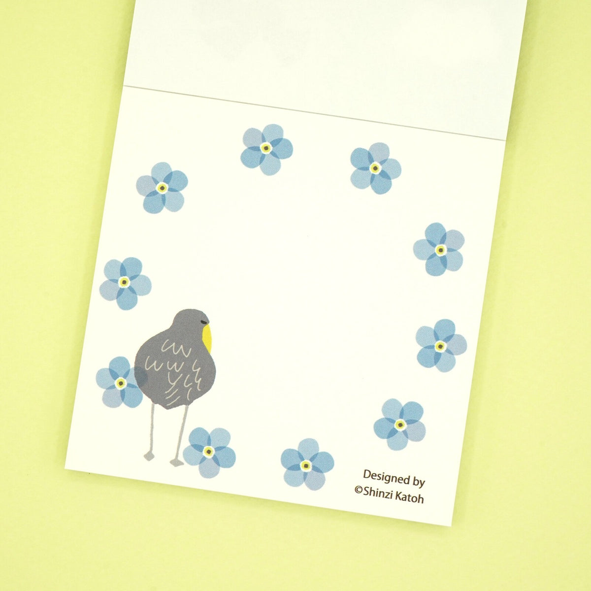 木野瀨印刷 絶滅危惧種memo pad 鯨頭鸛