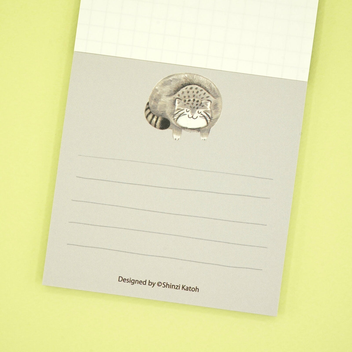 木野瀨印刷 絶滅危惧種memo pad 兔猻