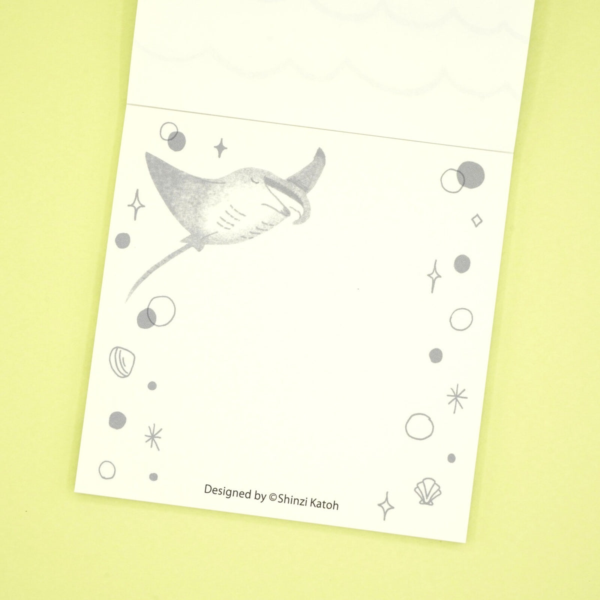 木野瀨印刷 絶滅危惧種memo pad 魔鬼魚
