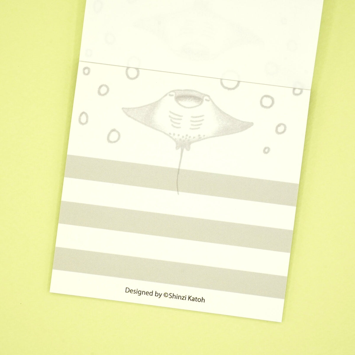 木野瀨印刷 絶滅危惧種memo pad 魔鬼魚