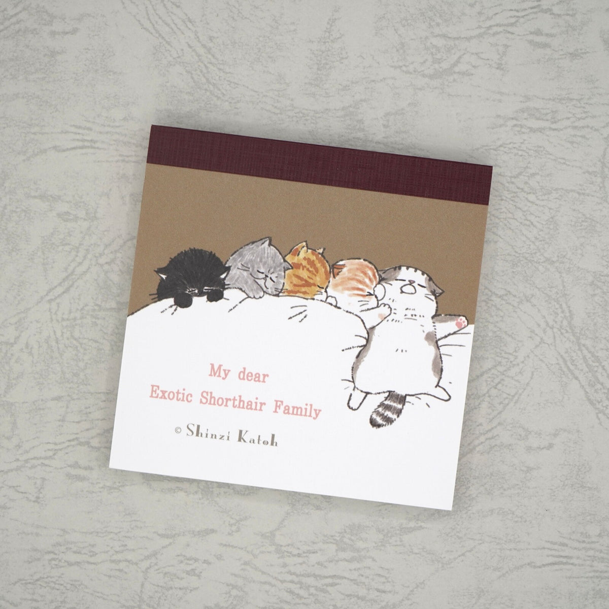 木野瀨印刷 My dear cats memo pad 睡覺貓
