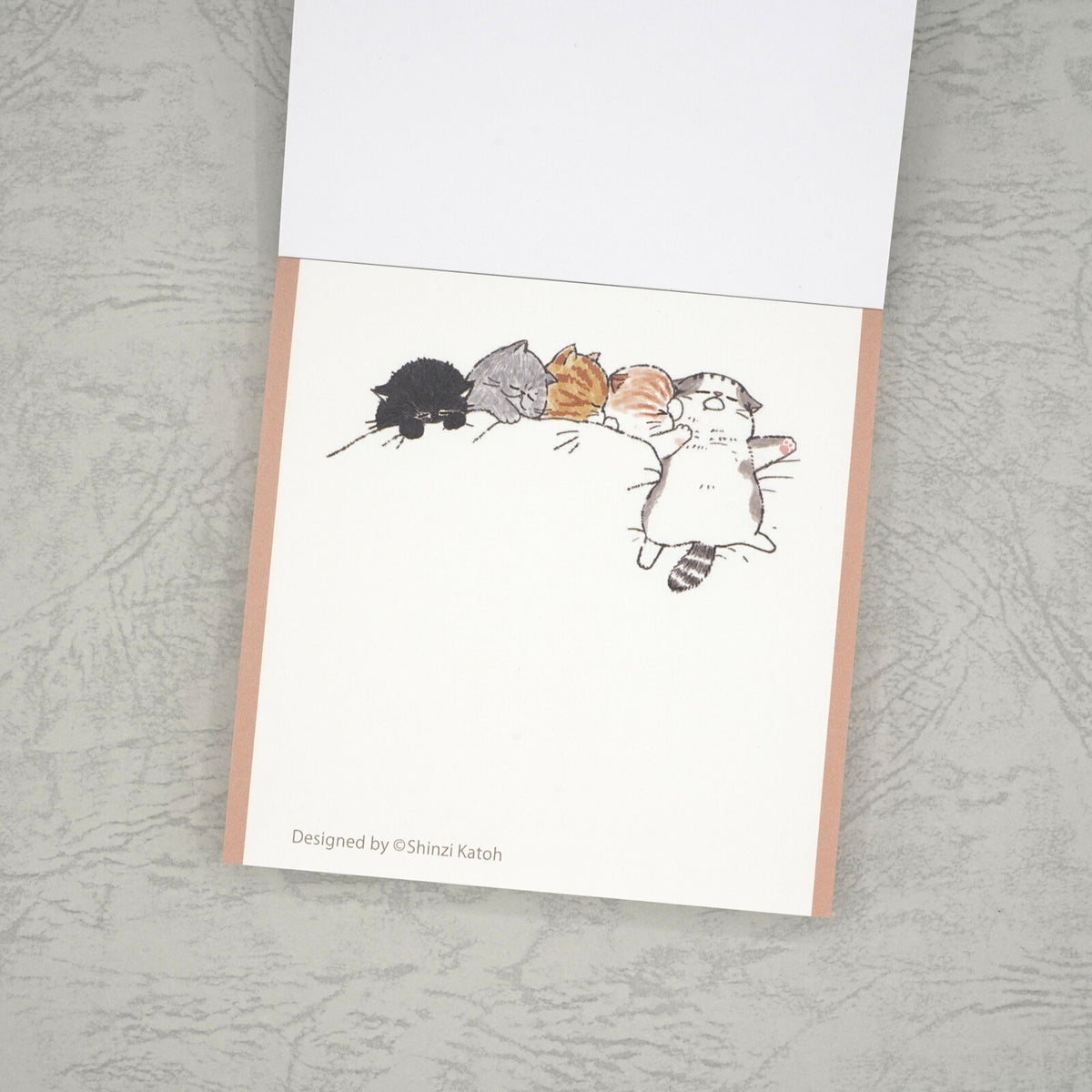 木野瀨印刷 My dear cats memo pad 睡覺貓
