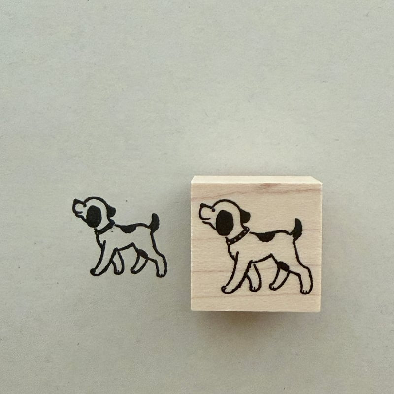 Biscuit印章 散步狗