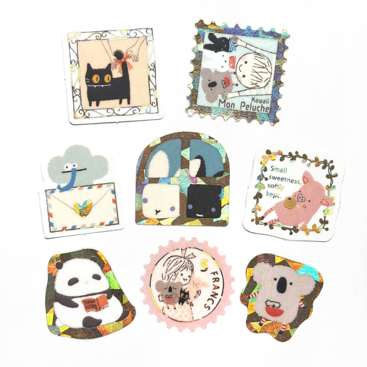 シール堂 Shinzi Katoh加藤真治 flake sticker Mon Peluche