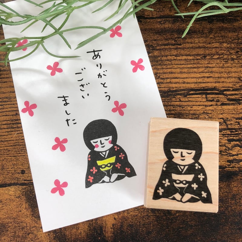 RiraRira印章 波波頭女孩的三指禮