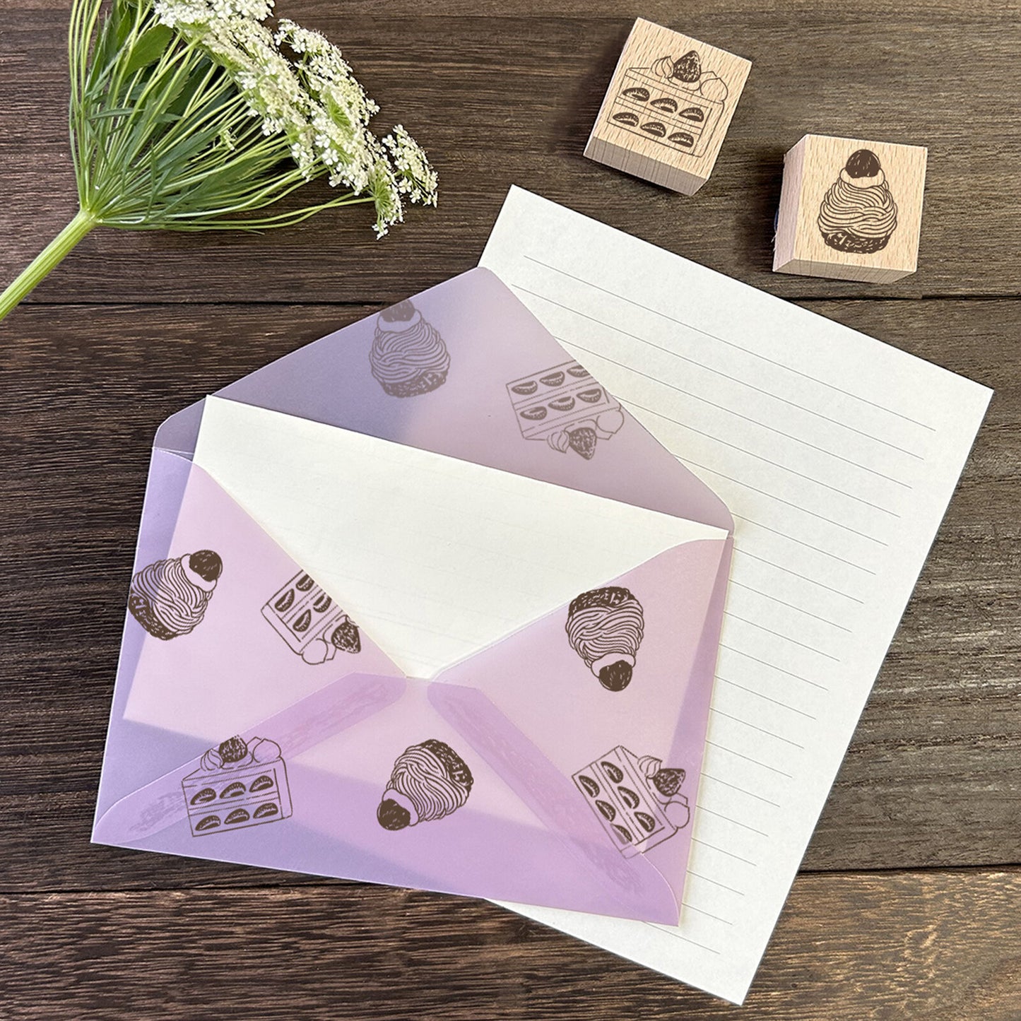 Arte木印章 蛋糕