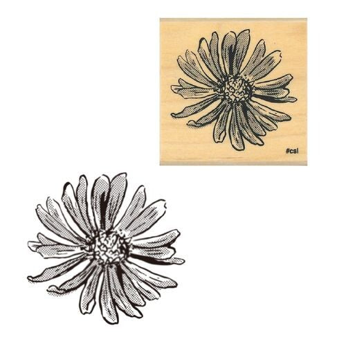 Kodomo no kao木印章 雛菊