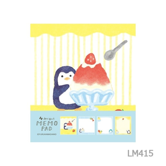 古川紙工 4designs memo pad 企鵝刨冰