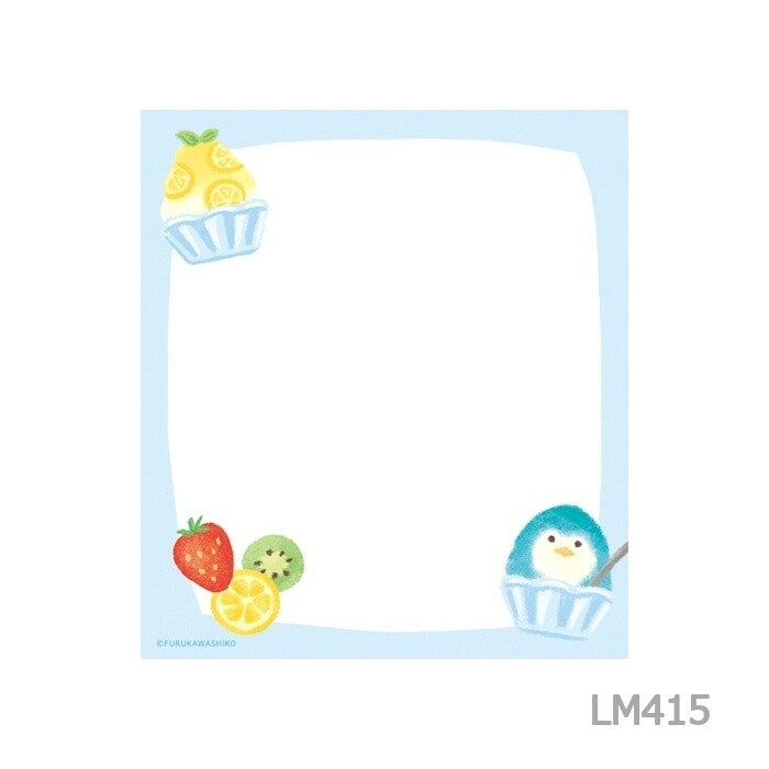 古川紙工 4designs memo pad 企鵝刨冰