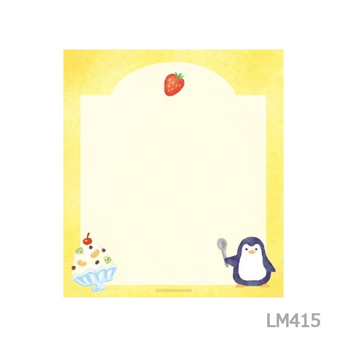 古川紙工 4designs memo pad 企鵝刨冰