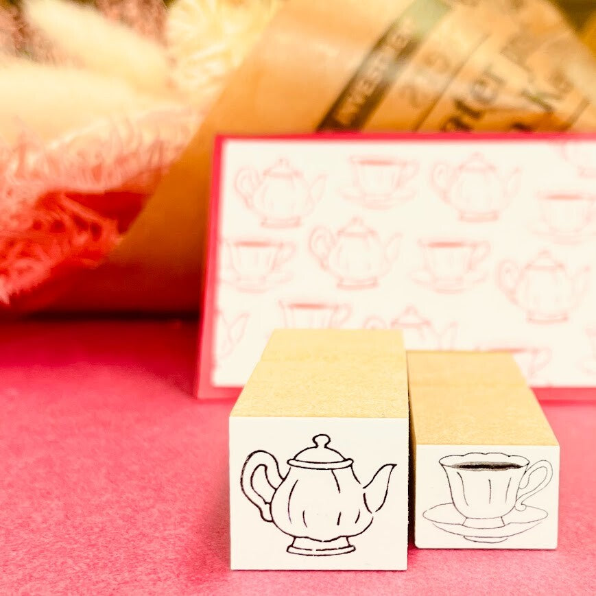 森田印房 印章 茶壼和茶杯(兩個裝)