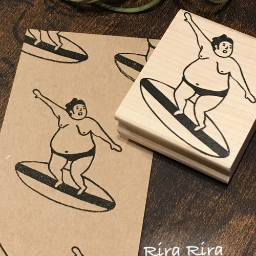RiraRira印章 相撲君的滑浪