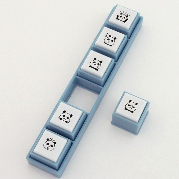 Pochitto pick手帳印章 6合1 熊貓