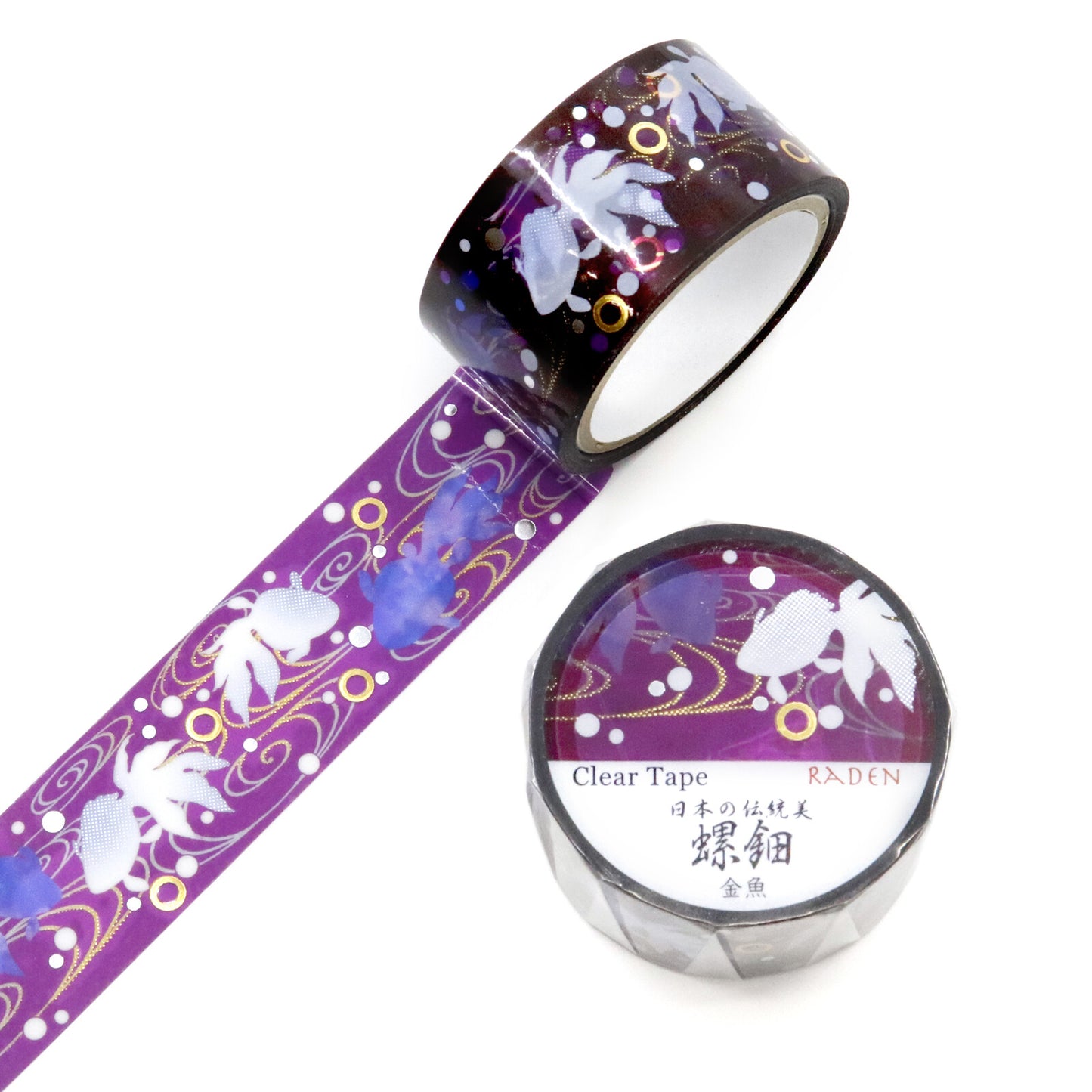 SAIEN Clear tape 螺鈿系列 金魚