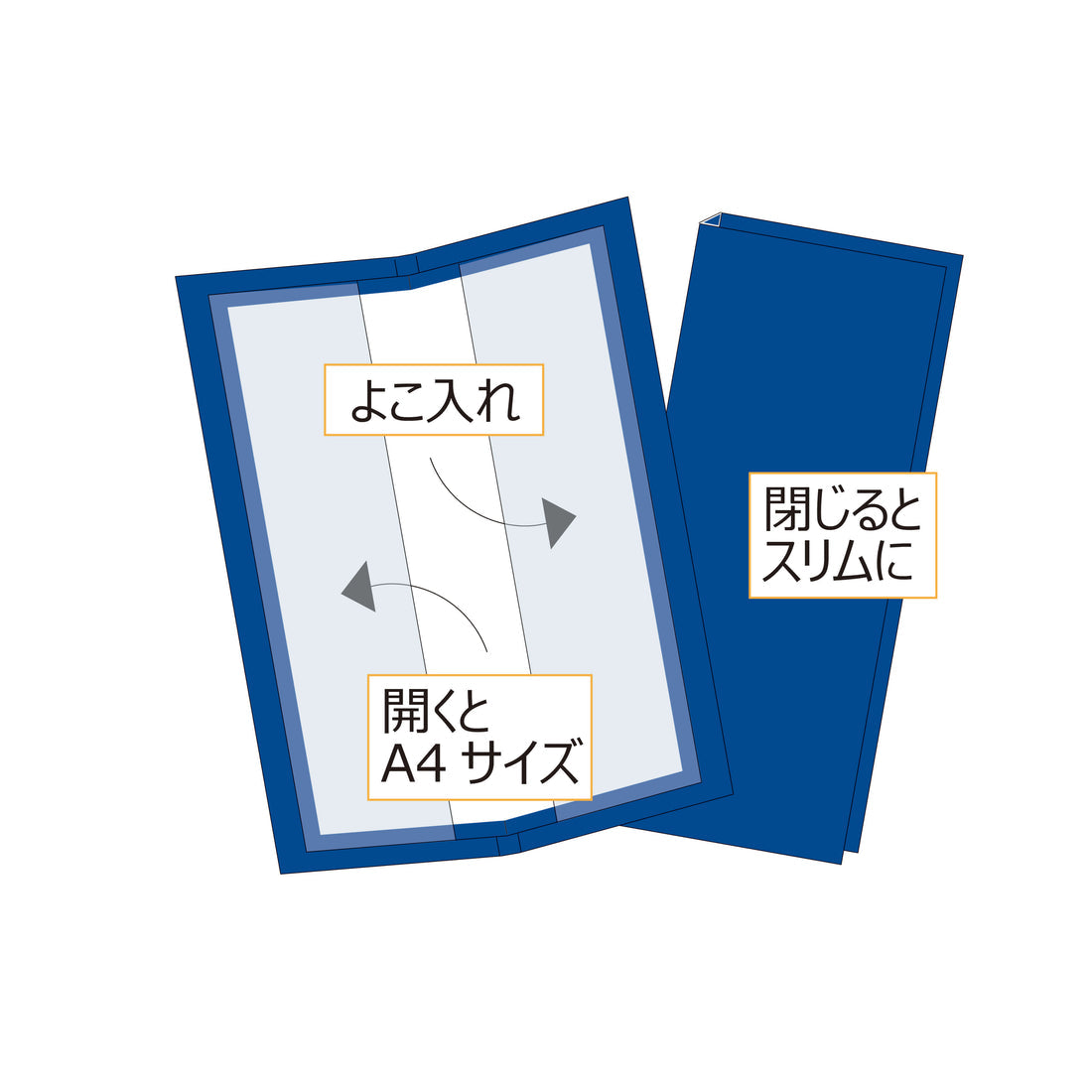 Kingjim HOSSO纖薄文件夾(25頁）