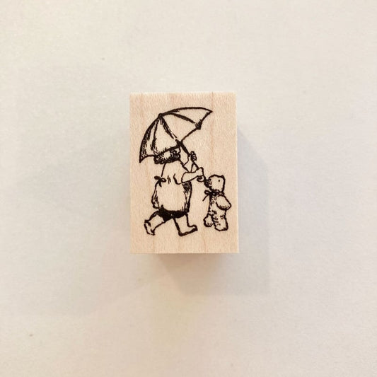 Krimgen印章 Walking in the rain