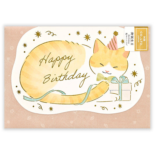 NB社 貓咪 生日卡