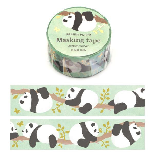 MILINA金箔紙膠帶 大熊貓