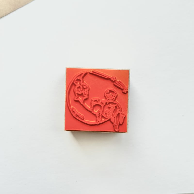 Krimgen印章 Moon and Star Frame