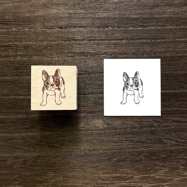 Arte木印章 法國鬥牛犬