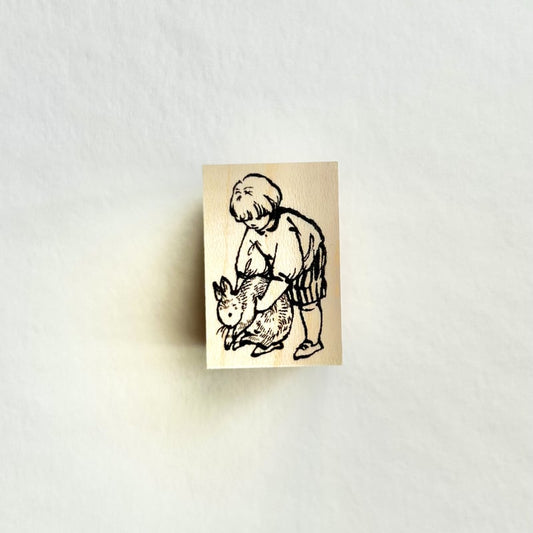 Krimgen印章 Child and Bunny